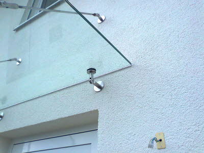 Glasdach detail